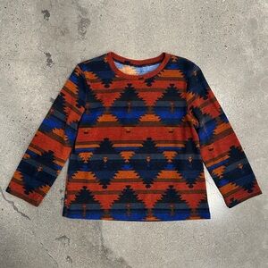 Vintage Top Aztec Print